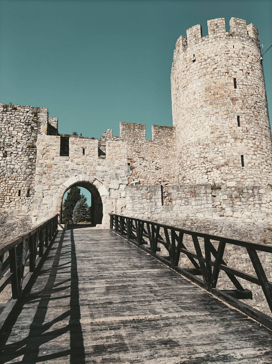 castle tower view
