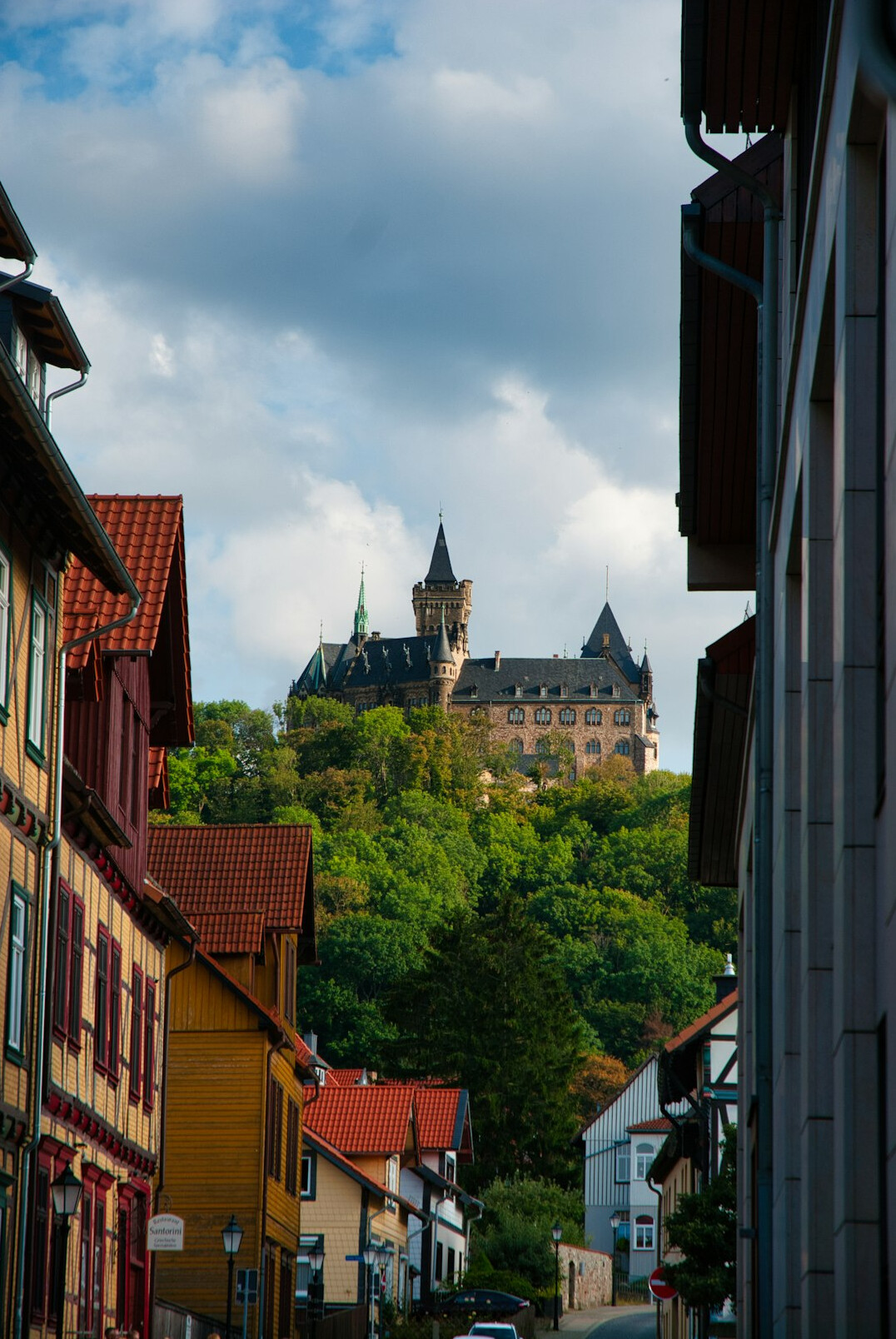 german castle landscape